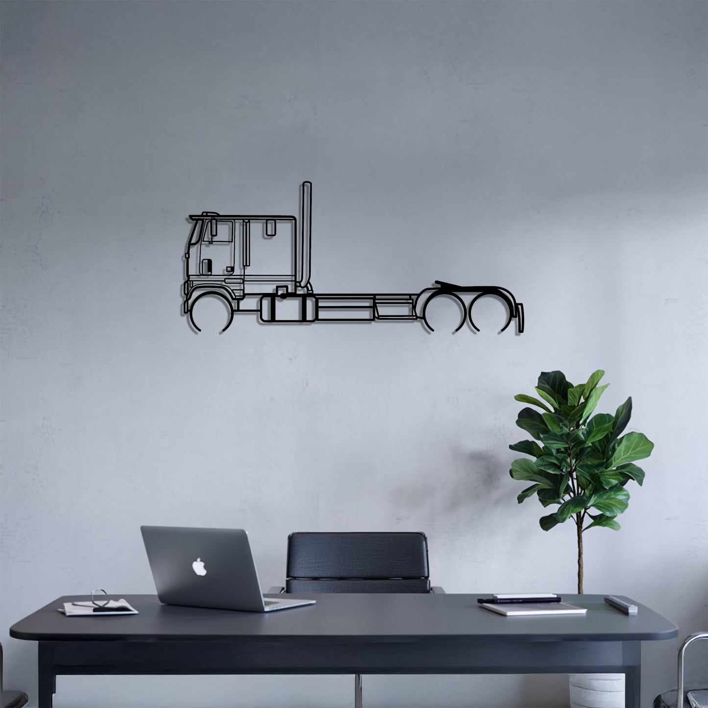 CL 9000 Double Sleeper Long Wheelbase – Kovová dekorácia na stenu kamióna