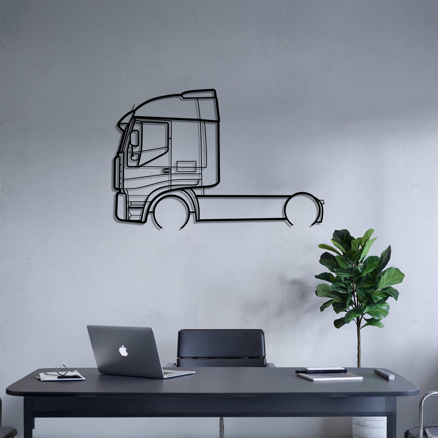 Stralis 2002 – Kovová dekorácia na stenu kamióna