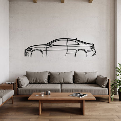 RS5 Coupe (B9-8W6 Facelift) – Kovová dekorácia na stenu auta