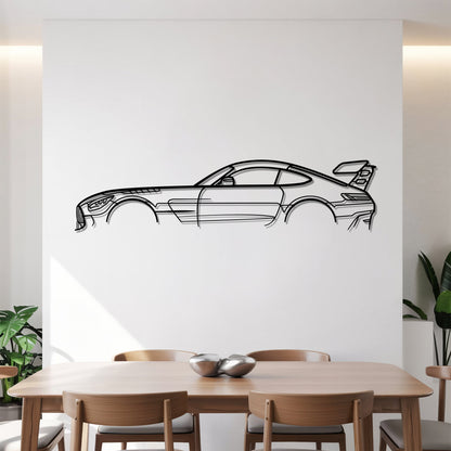 AMG GT Black Series – Kovová dekorácia na stenu auta