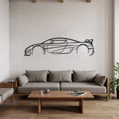 Agera RS – Kovová dekorácia na stenu auta