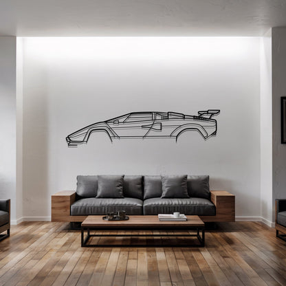 Countach LP5000 – Kovová dekorácia na stenu auta