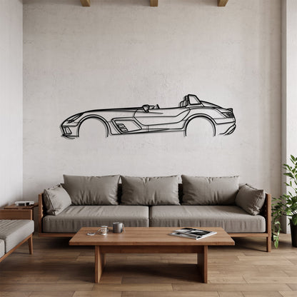 SLR Stirling Moss – Kovová dekorácia na stenu auta
