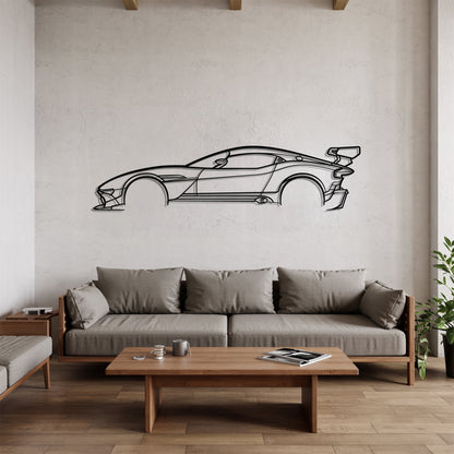 Aston Vulcan – Kovová dekorácia na stenu auta