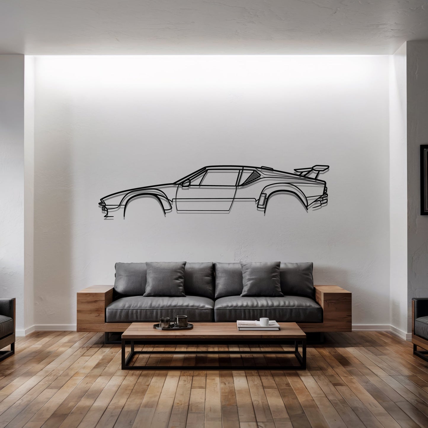 Pantera GTS – Kovová dekorácia na stenu auta