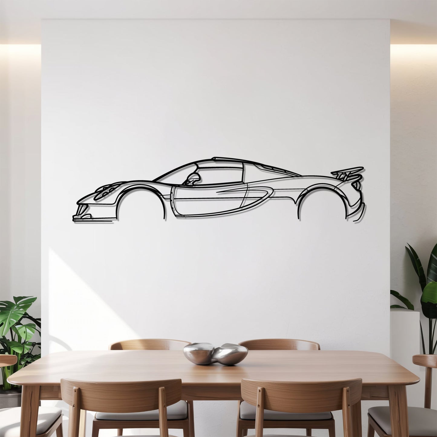 Venom GT – Kovová dekorácia na stenu auta