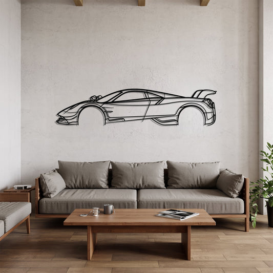 Huayra BC – Kovová dekorácia na stenu auta