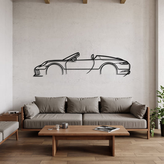 911 Speedster (991.2) – Kovová dekorácia na stenu auta