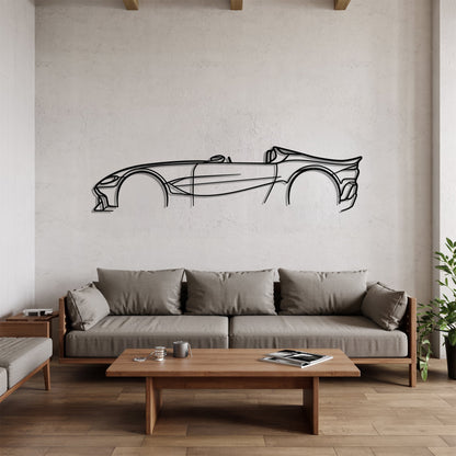 Aston V12 Speedster – Kovová dekorácia na stenu auta