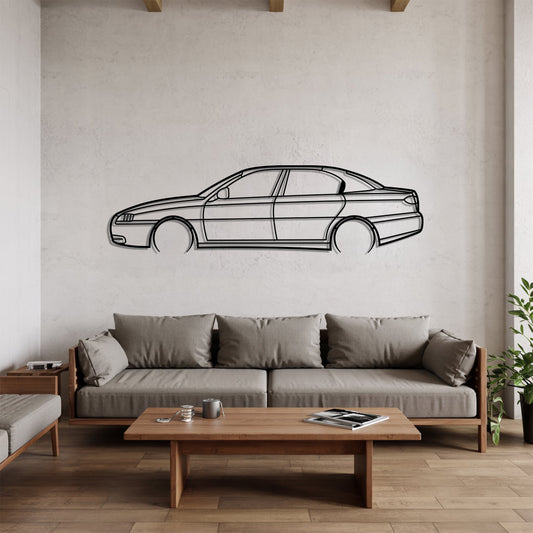 Alfa 166 Detailed – Kovová dekorácia na stenu auta