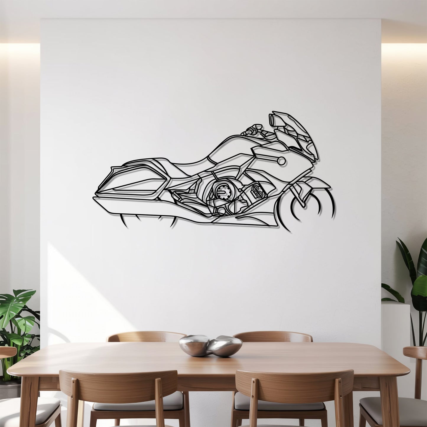 K1600B – Kovová dekorácia na stenu motorky