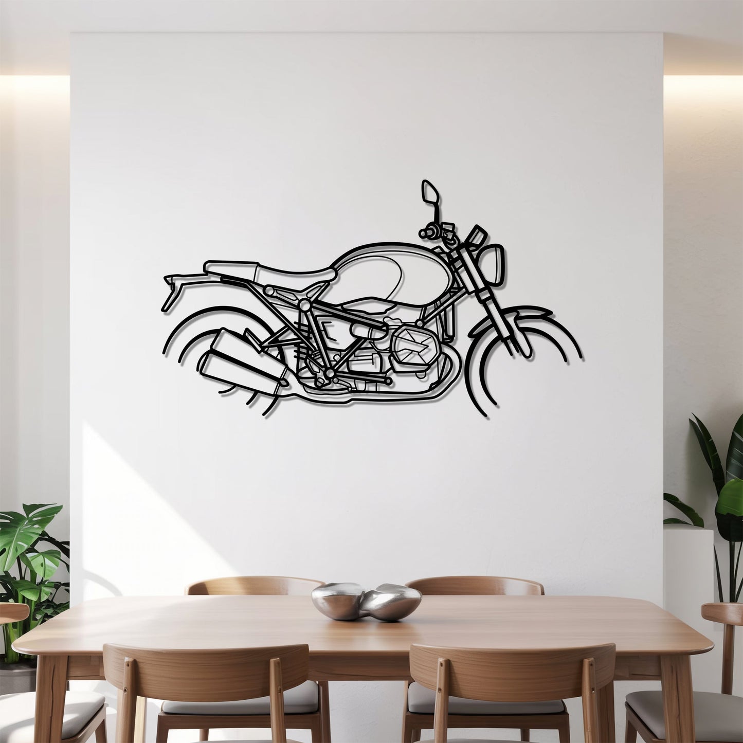 R nineT – Kovová dekorácia na stenu motorky