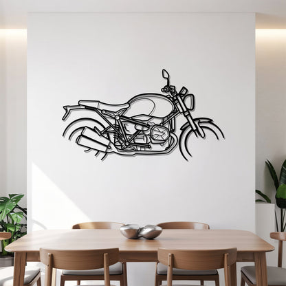 R nineT – Kovová dekorácia na stenu motorky