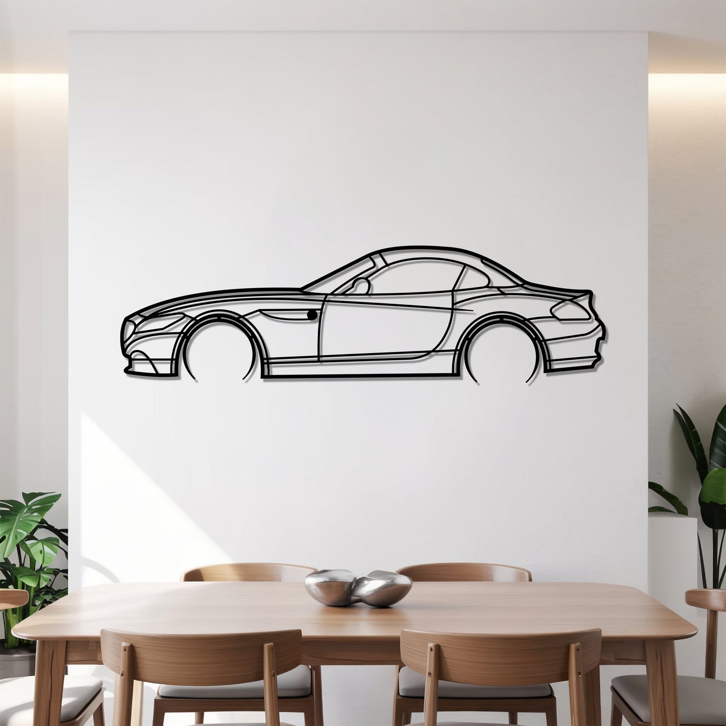 Z4 E89 Detailed – Kovová dekorácia na stenu auta