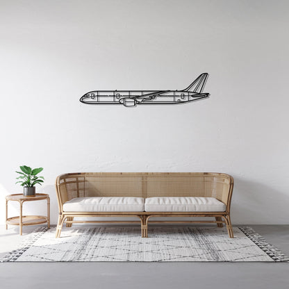 B787 Dreamliner – Kovová dekorácia na stenu lietadla