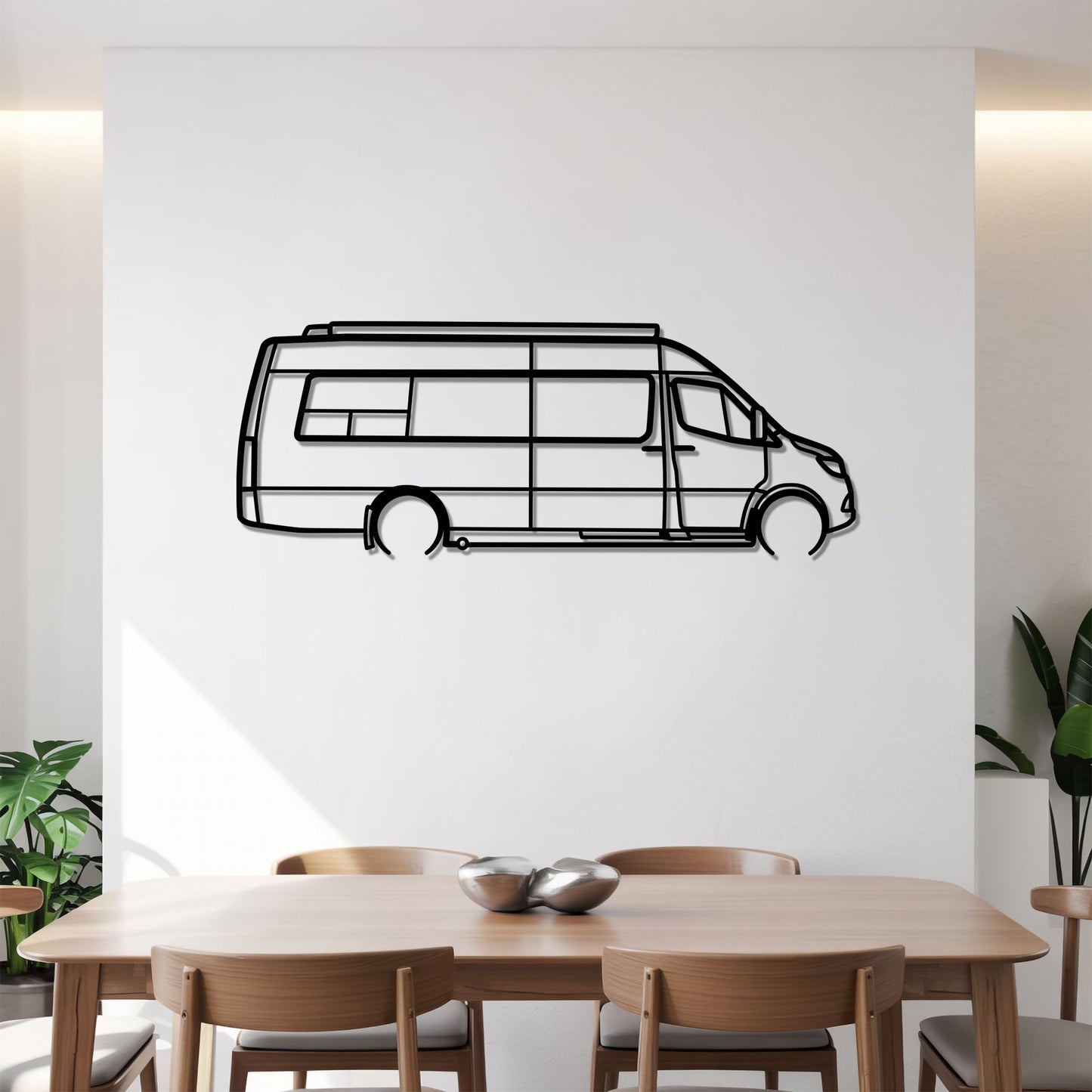 Galleria 24 – Kovová dekorácia na stenu karavanu