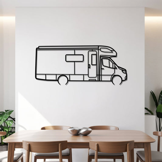 View 24D – Kovová dekorácia na stenu karavanu