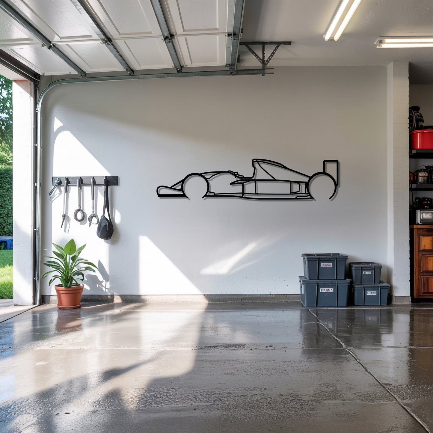 1992 FW14B F1 – Kovová dekorácia na stenu auta
