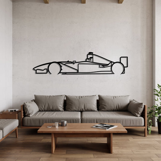 1998 MP4-13 F1 – Kovová dekorácia na stenu auta