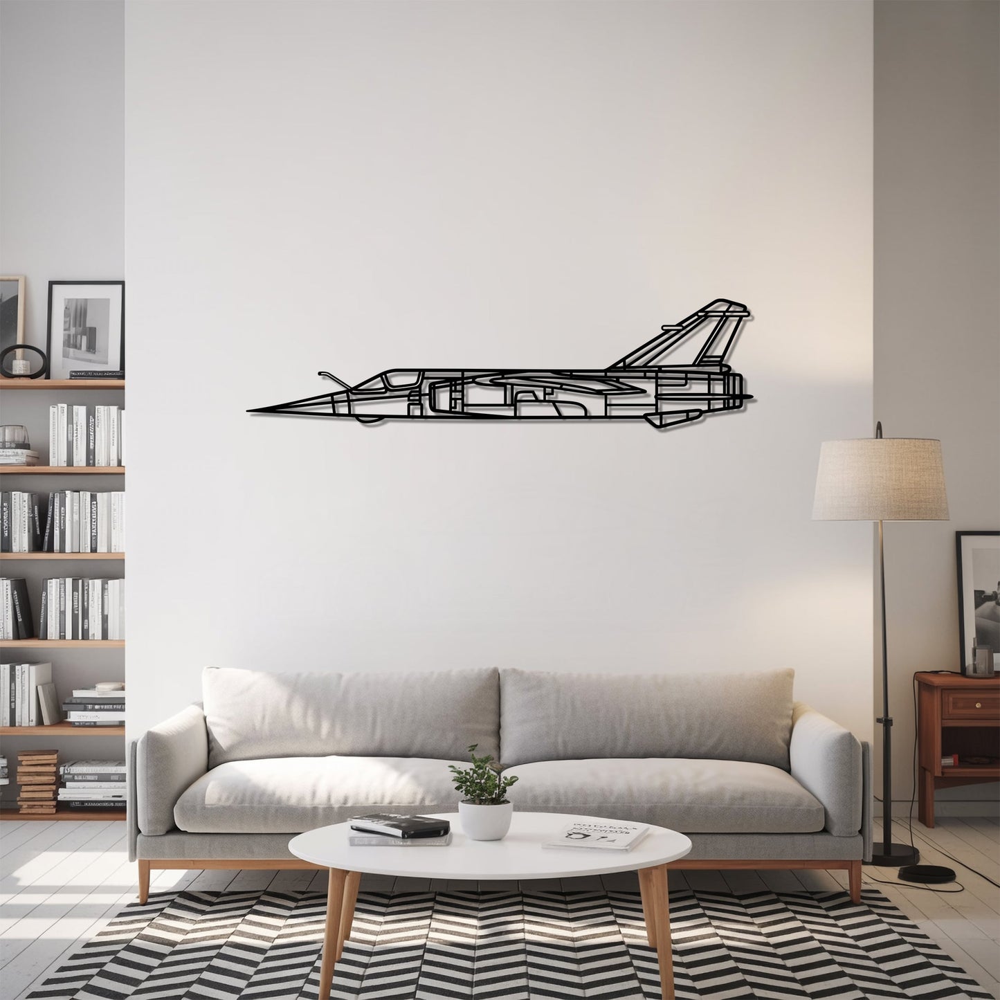 Mirage F1ct – Kovová dekorácia na stenu lietadla