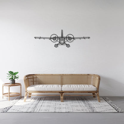 DHC-6 Twin Otter – Kovová dekorácia na stenu lietadla