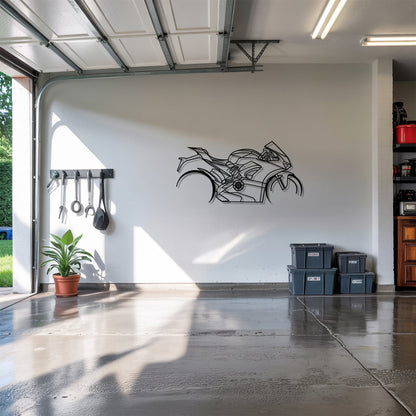 Panigale V4 – Kovová dekorácia na stenu motorky