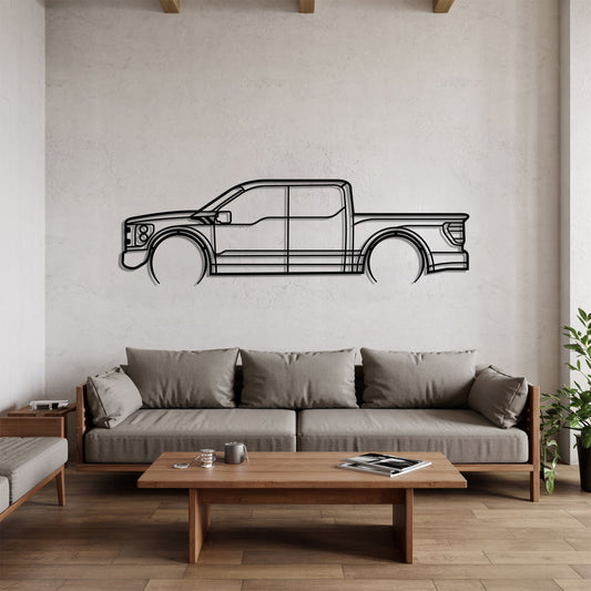 F150 Raptor Detailed – Kovová dekorácia na stenu auta
