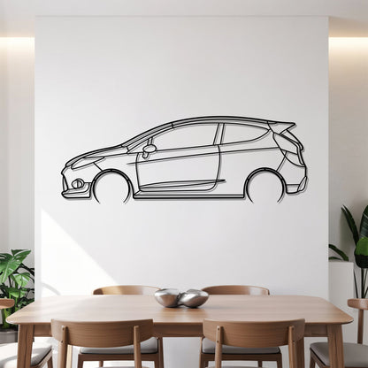 Fiesta MK7 Detailed – Kovová dekorácia na stenu auta