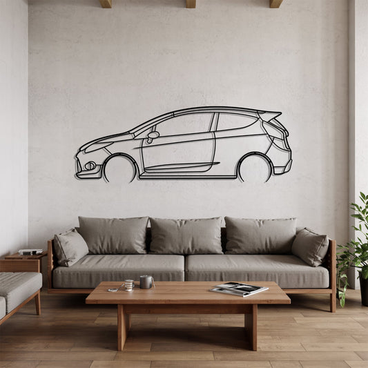 Fiesta MK7 Detailed – Kovová dekorácia na stenu auta