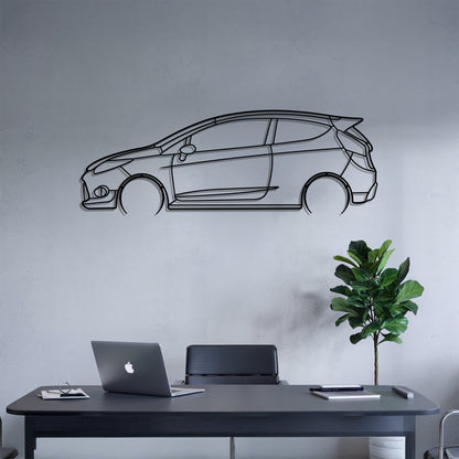 Fiesta MK7 Detailed – Kovová dekorácia na stenu auta