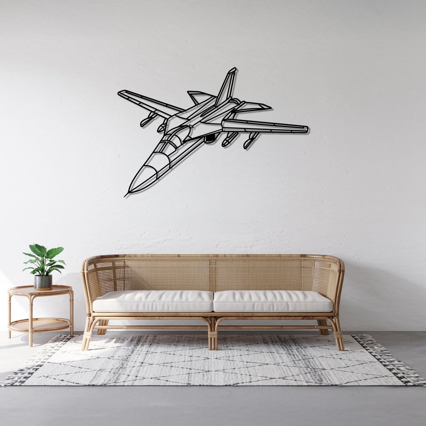 F-111 – Kovová dekorácia na stenu lietadla