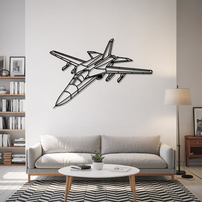 F-111 – Kovová dekorácia na stenu lietadla