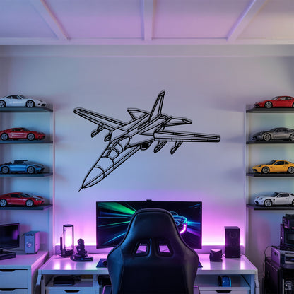 F-111 – Kovová dekorácia na stenu lietadla