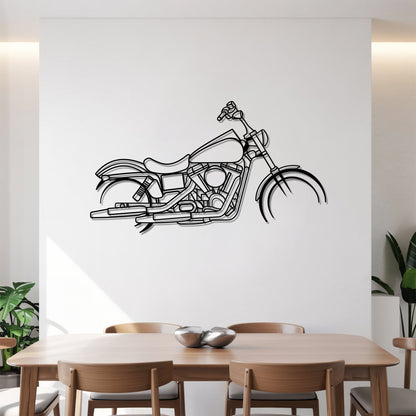 Street Bob – Kovová dekorácia na stenu motorky