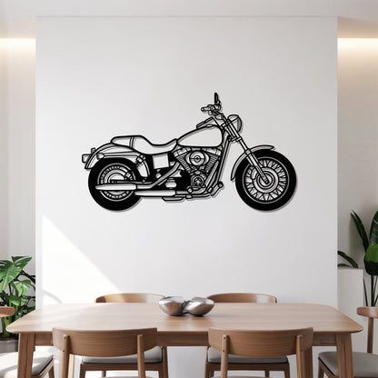 Dyna Low Rider Full – Kovová dekorácia na stenu motorky