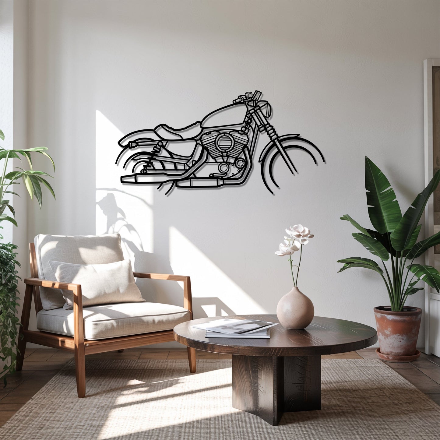 Iron 883 – Kovová dekorácia na stenu motorky