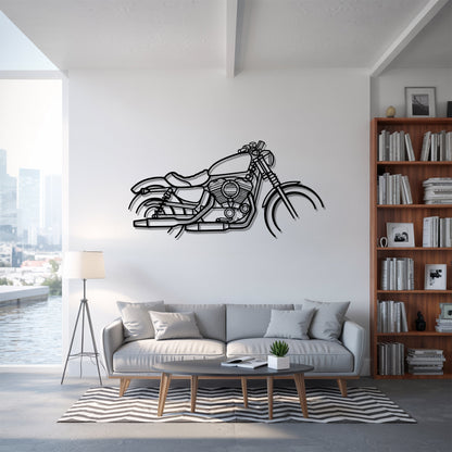 Iron 883 – Kovová dekorácia na stenu motorky
