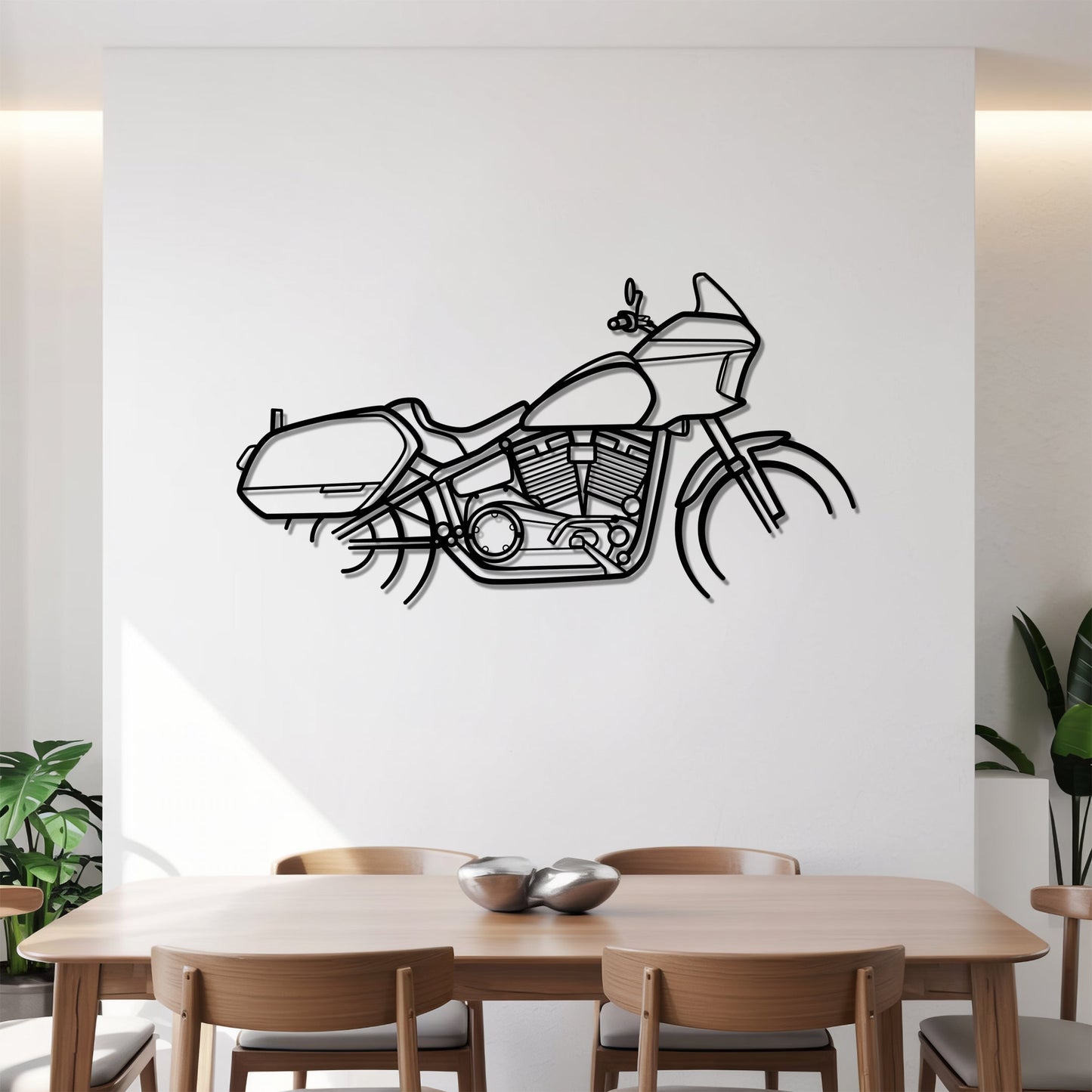 Low Rider ST – Kovová dekorácia na stenu motorky