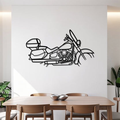 Softail Deluxe – Kovová dekorácia na stenu motorky