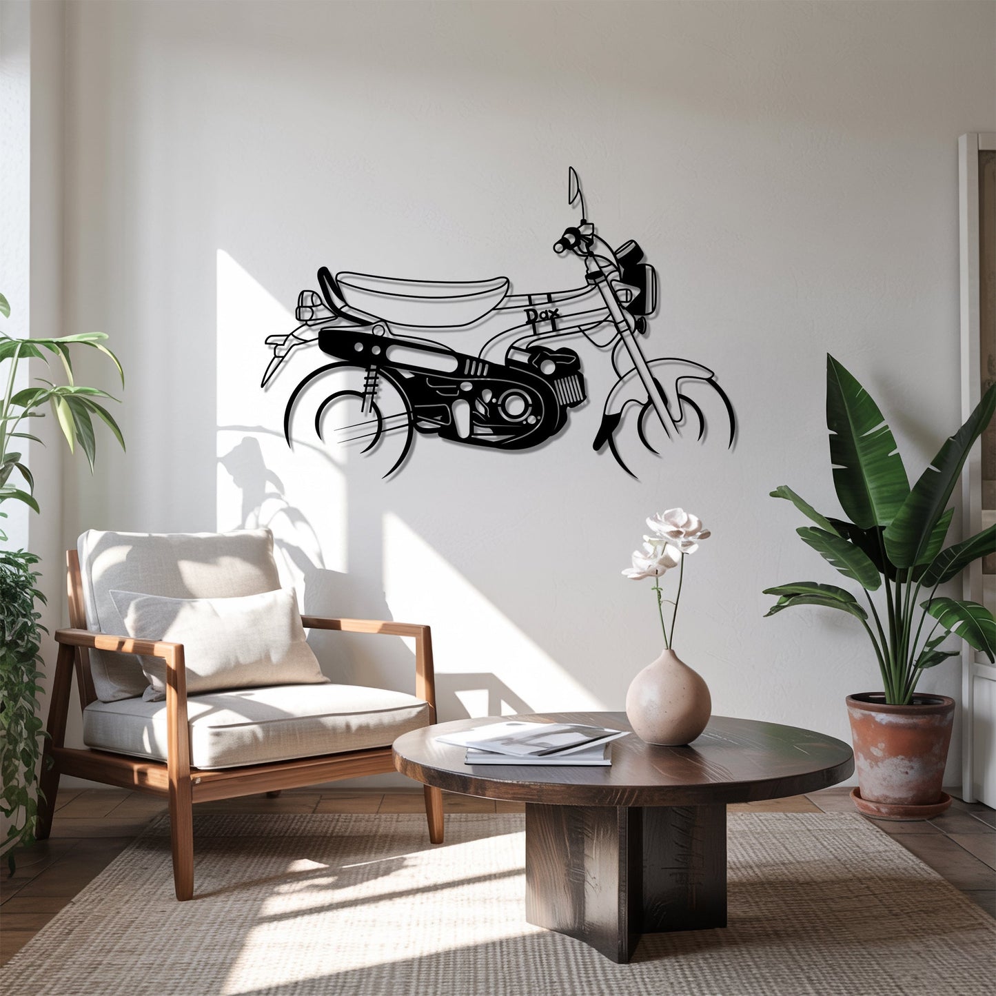 DAX – Kovová dekorácia na stenu motorky