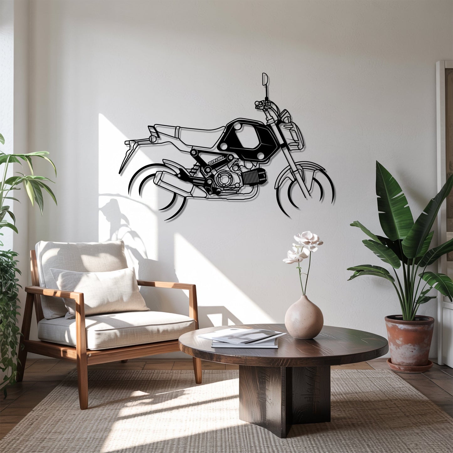 Grom 2022 – Kovová dekorácia na stenu motorky