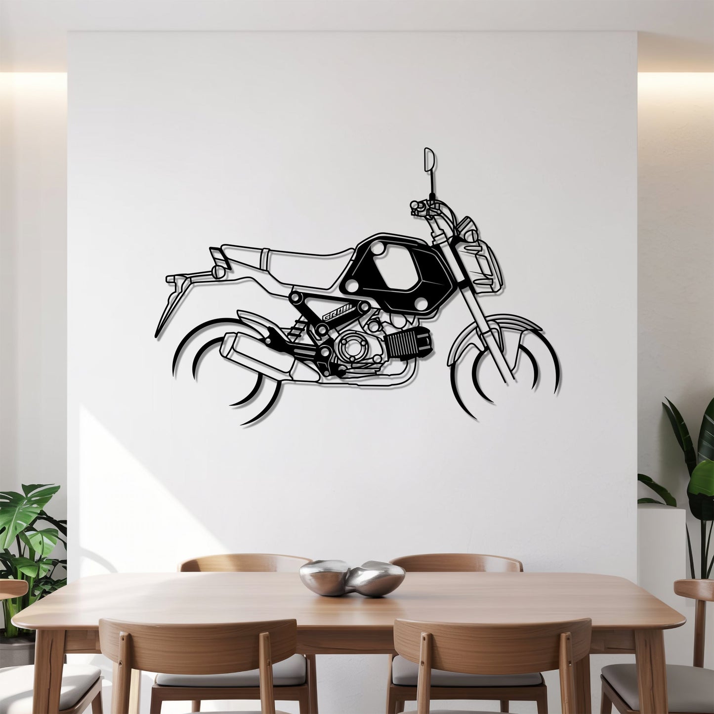 Grom 2022 – Kovová dekorácia na stenu motorky