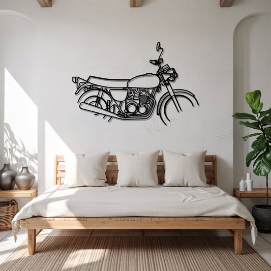 CB500 Four – Kovová dekorácia na stenu motorky