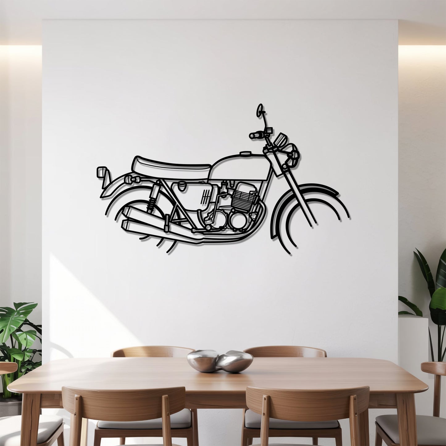 CB750 Four – Kovová dekorácia na stenu motorky