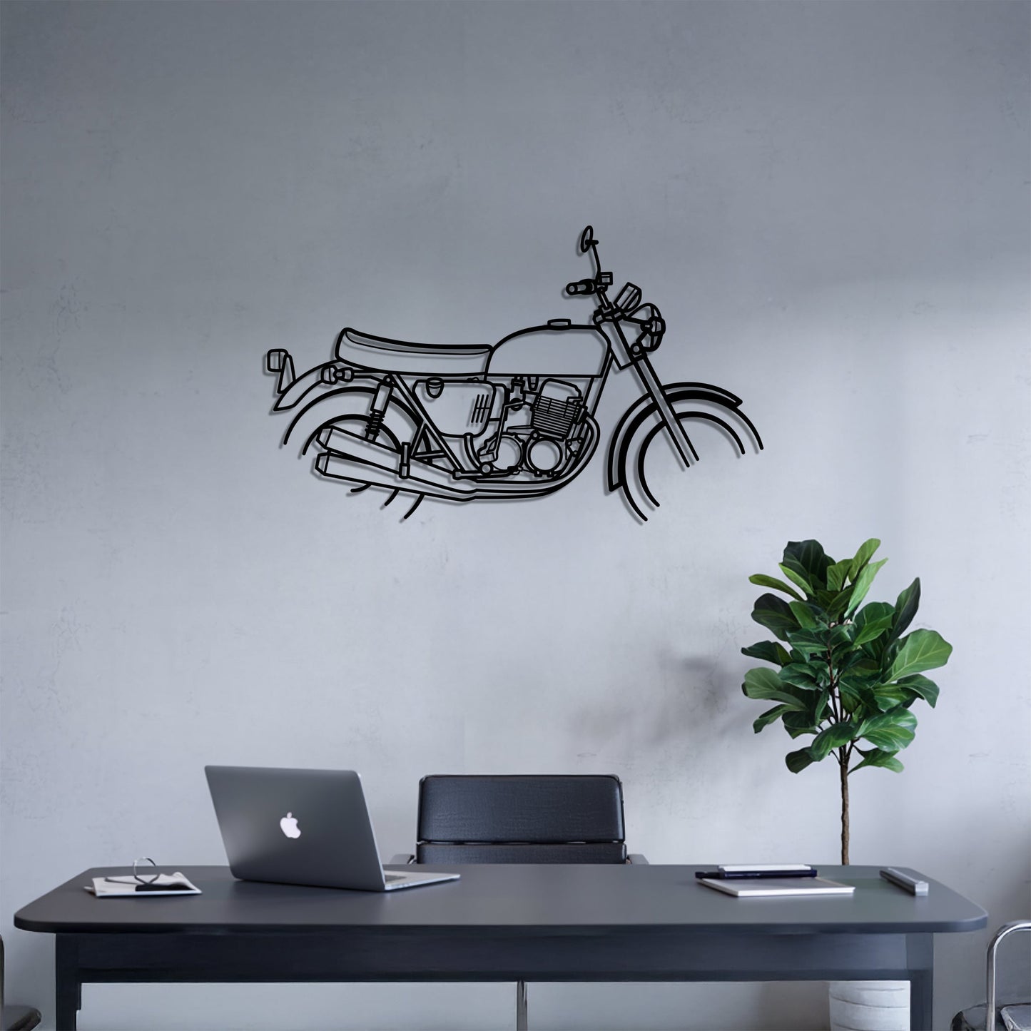 CB750 Four – Kovová dekorácia na stenu motorky