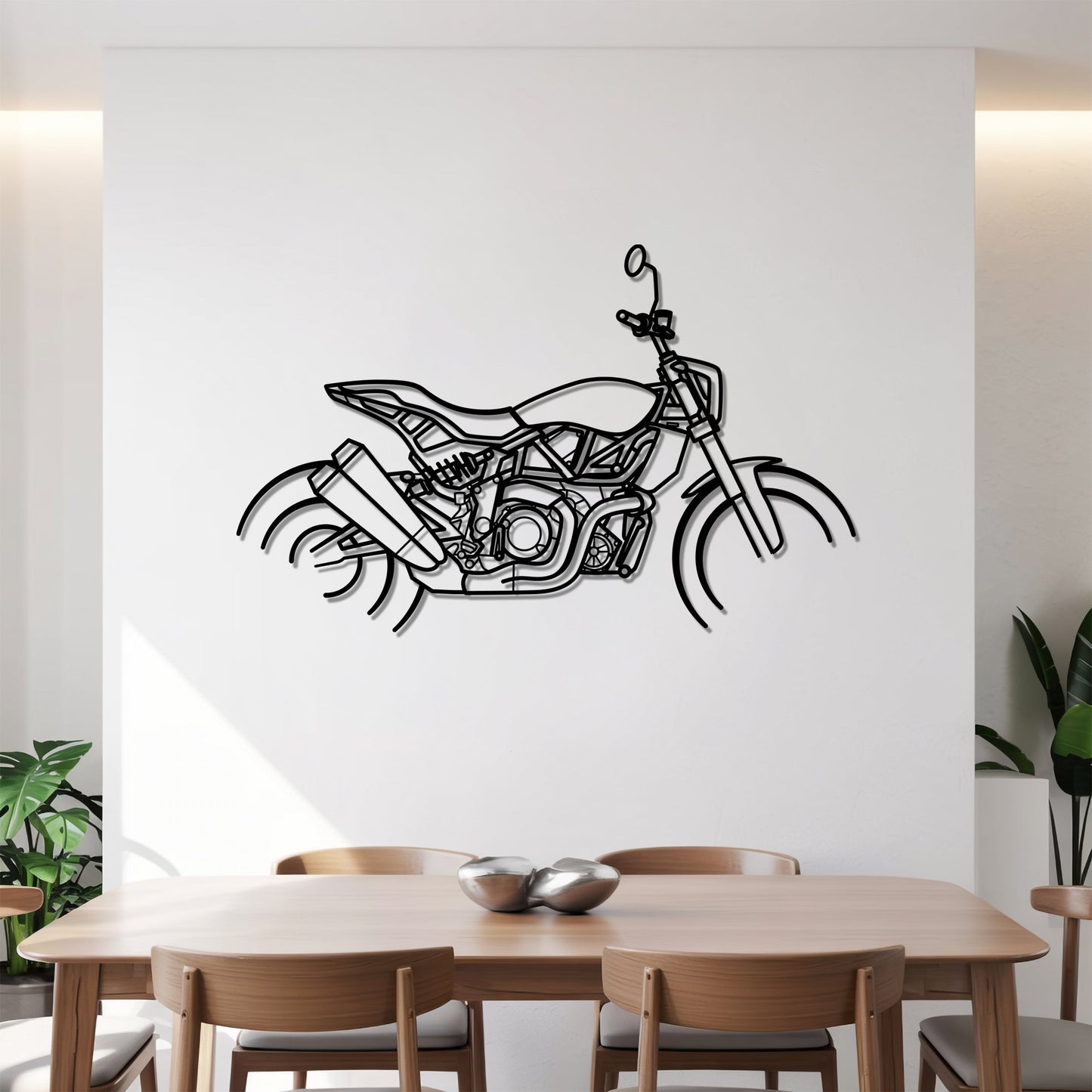 FTR 1200 – Kovová dekorácia na stenu motorky