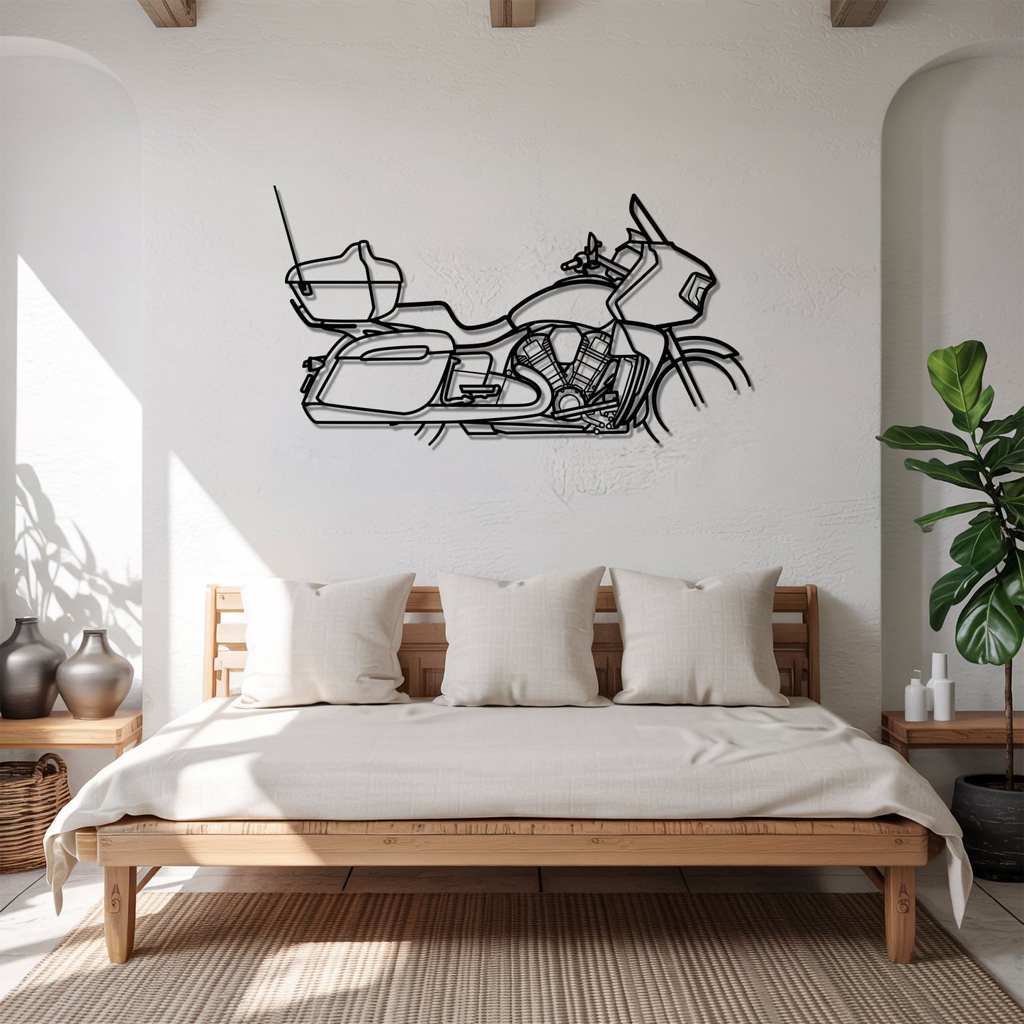 Pursuit Limited – Kovová dekorácia na stenu motorky