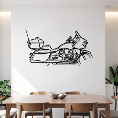 Pursuit Limited – Kovová dekorácia na stenu motorky