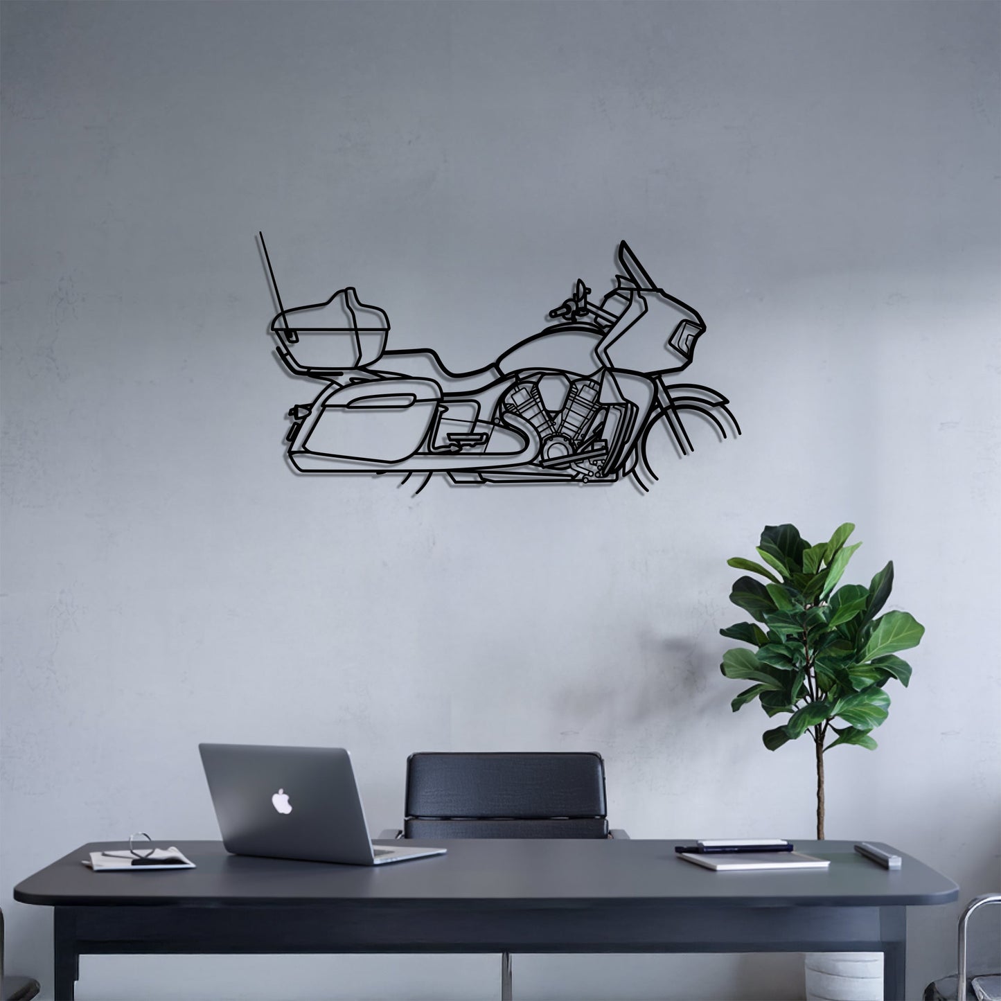 Pursuit Limited – Kovová dekorácia na stenu motorky