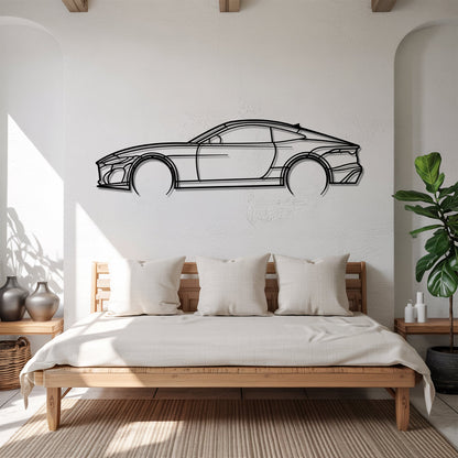 F-type Detailed – Kovová dekorácia na stenu auta